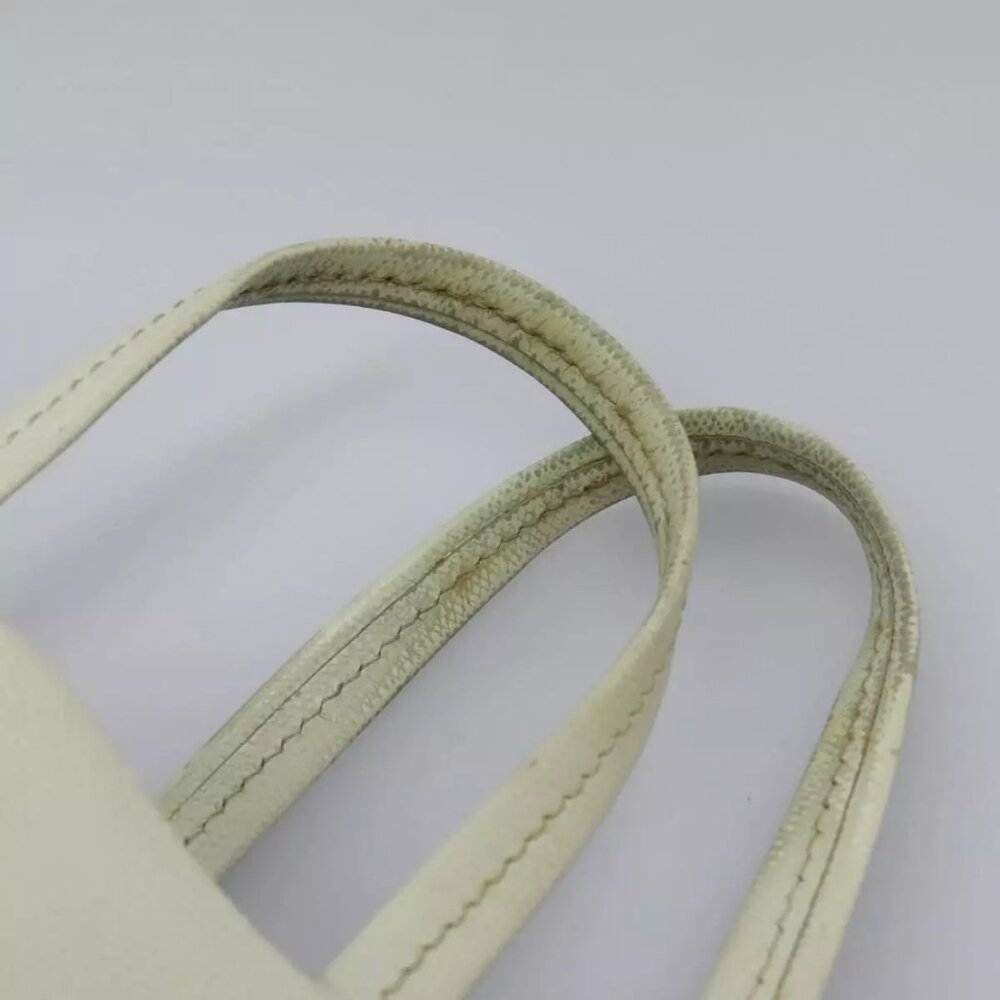 CELINE Tote Bag Leather 2way Red Auth ep7482 - Picture 7 of 16